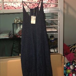 cute dark blue lace dress🌚